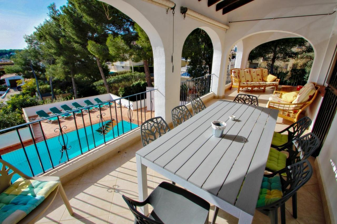 Dos Chicas - Sea View Villa With Private Pool In Moraira Теулада Экстерьер фото