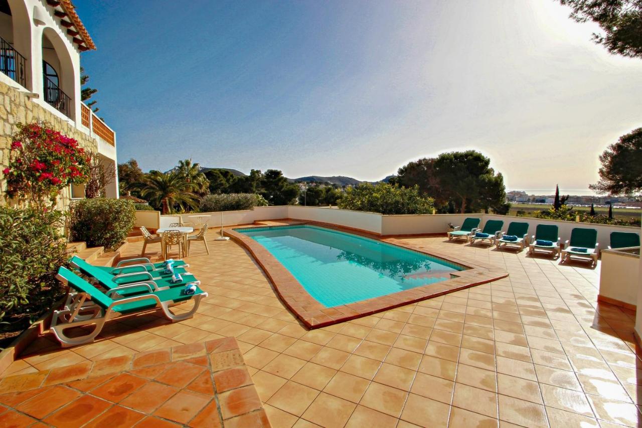 Dos Chicas - Sea View Villa With Private Pool In Moraira Теулада Экстерьер фото