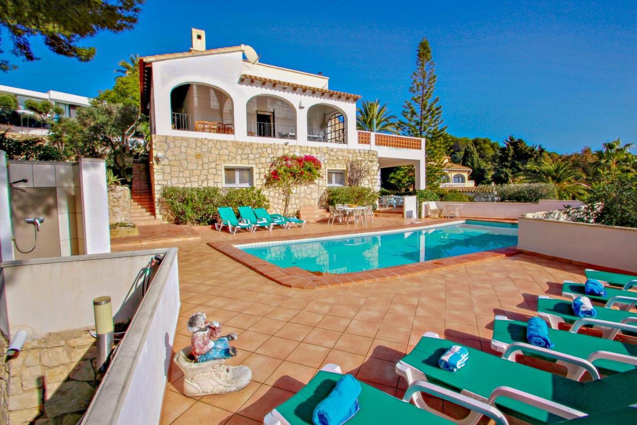 Dos Chicas - Sea View Villa With Private Pool In Moraira Теулада Экстерьер фото