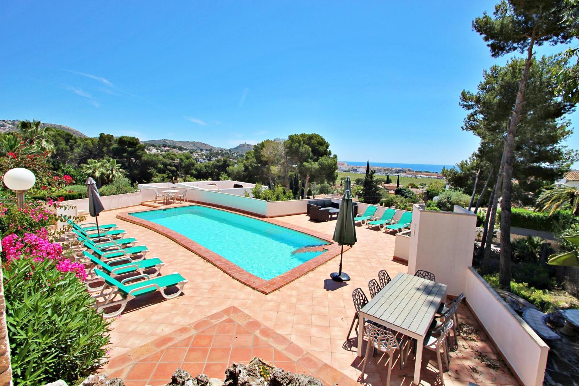 Dos Chicas - Sea View Villa With Private Pool In Moraira Теулада Экстерьер фото